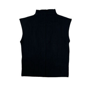 Madewell Funnel Neck Muscle Tee Tank Top Womens Small Black Stretch